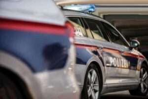 Polizeifahrzeug-Einsatz