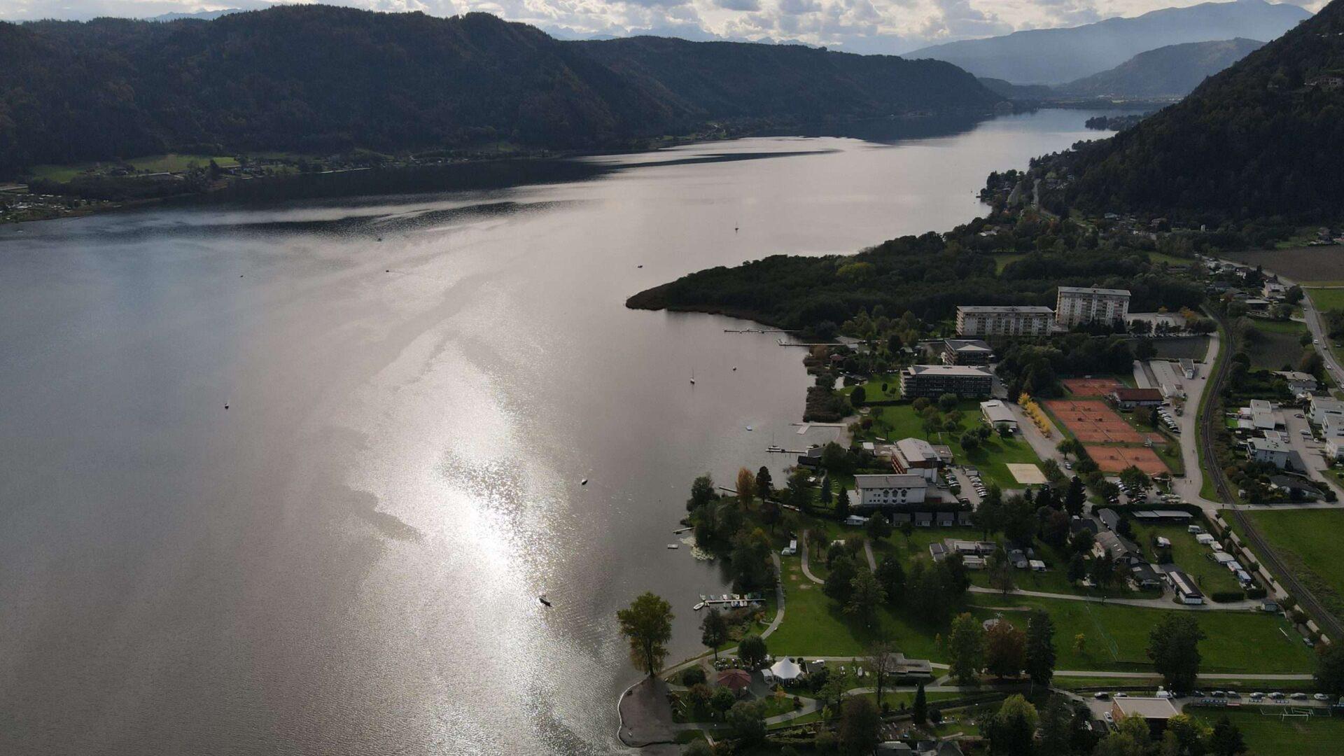 Blick nach St. Urban am Ossiacher See