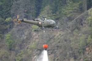 Hubschrauber Brandbekämpfung