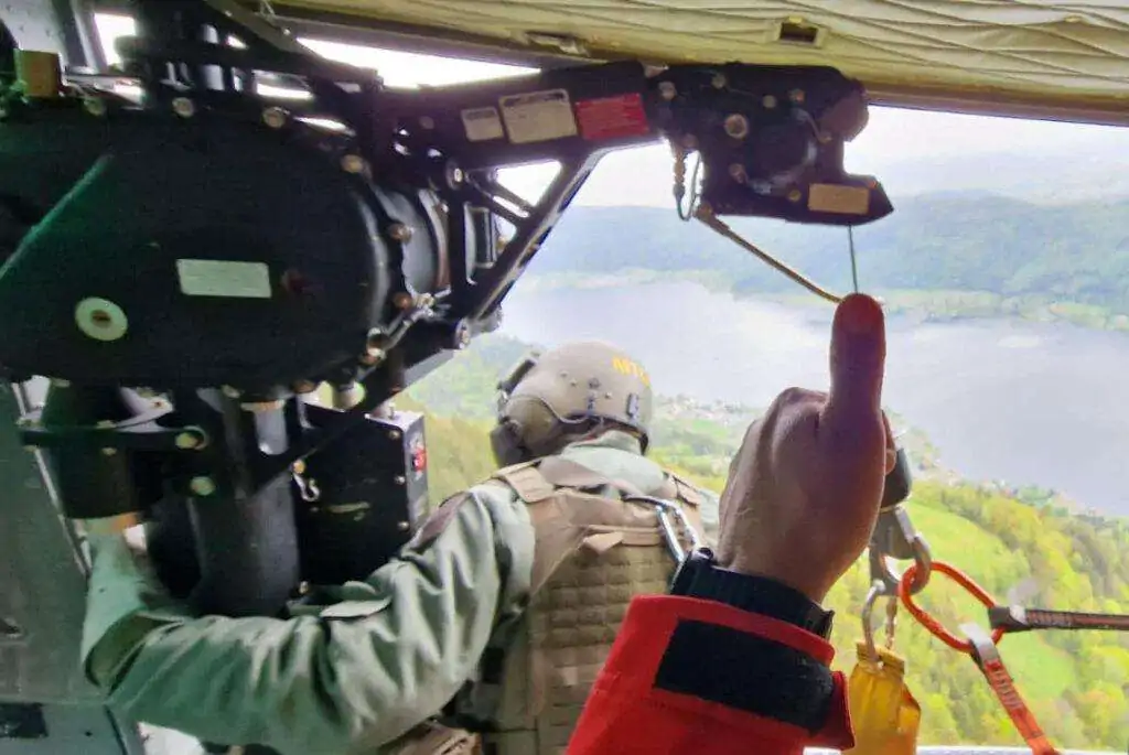 Liftbergeübung auf der Gerlitzen