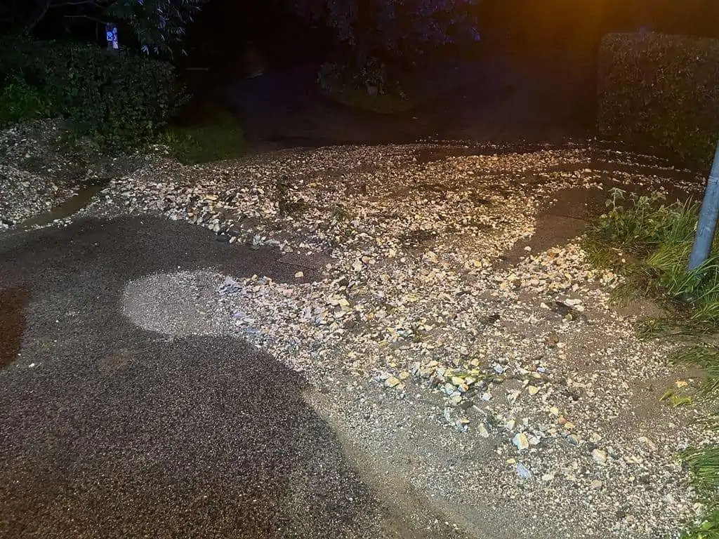 Gewitter und Starkregen am Ossiacher See