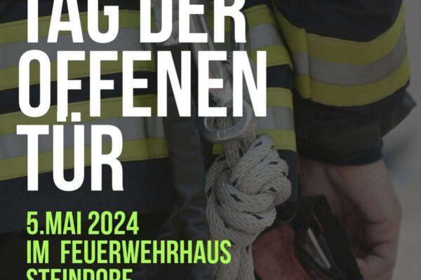 Die Freiwillige Feuerwehr Steindorf lädt zum Tag der offenen Tür