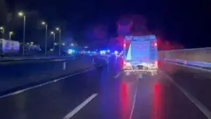 FF Steindorf stand in Stockerau / Bezirk Korneuburg im Einsatz