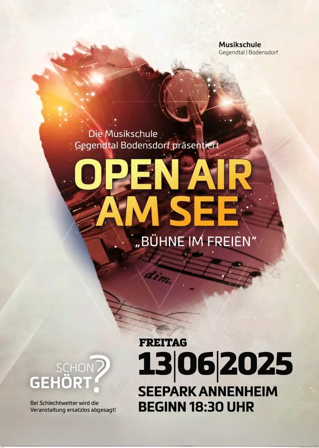 Open Air am See Mit der Musikschule Bodensdorf-Gegental