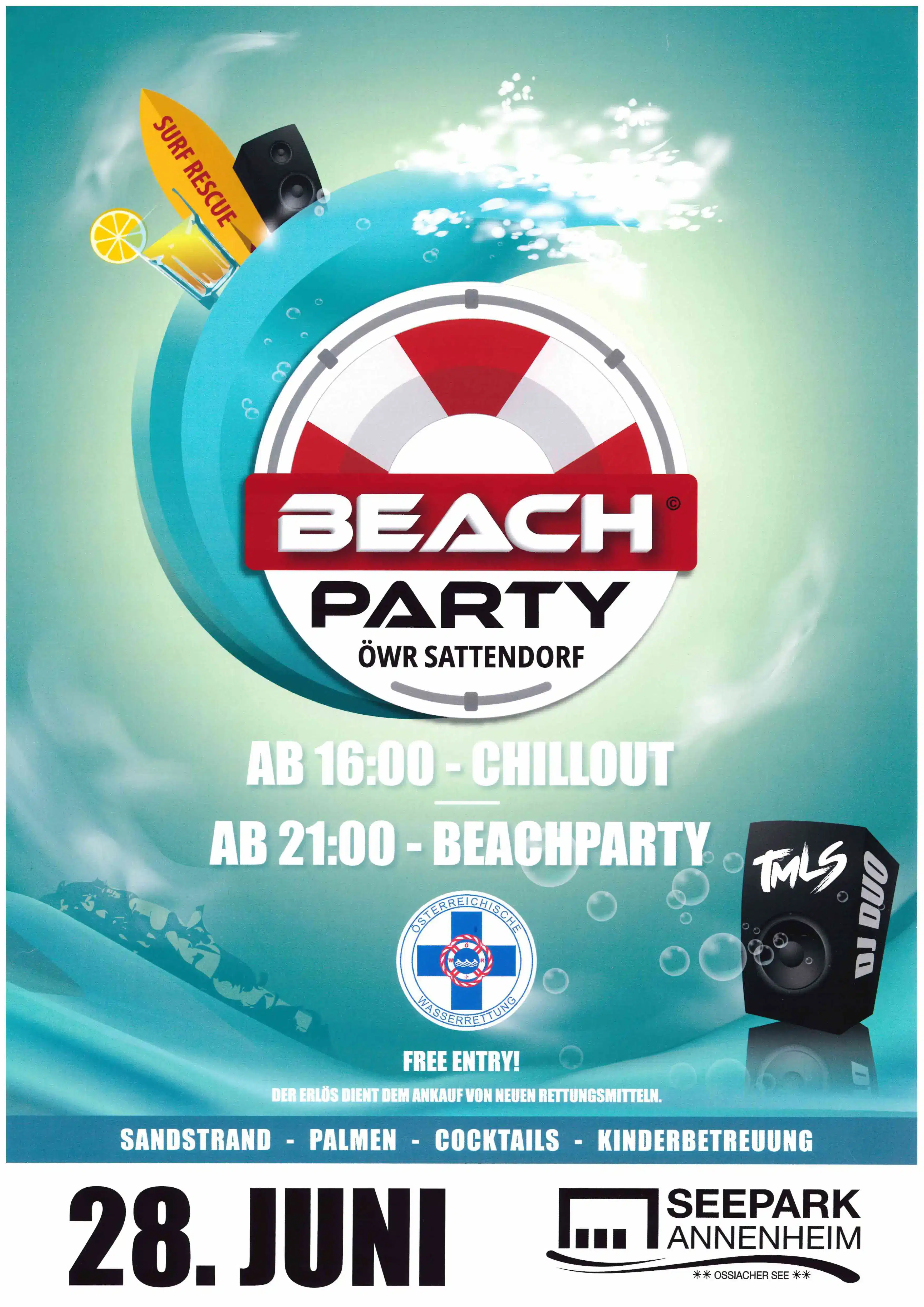 Beachparty 2025 der ÖWR Sattendorf
