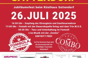 Jubiläumsfest der FF Sattendorf