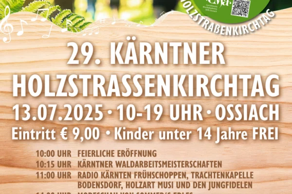 29. Holzstrassenkirchtag in Ossiach rund um das Stift Ossiach
