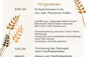 Erntedankfest der Landjugend Treffen mit Festumzug