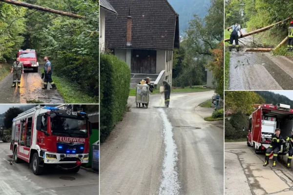 FF Steindorf im Einsatz Feuerwehr Steindorf, an darauffolgenden Tagen