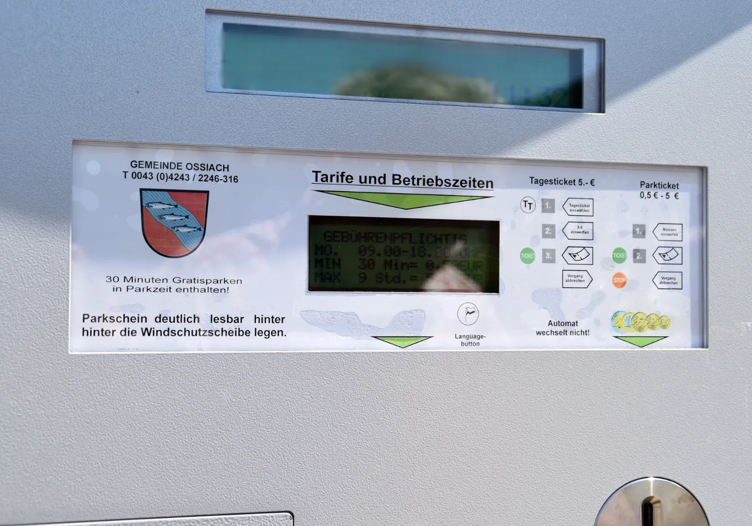 Verwirrung beim Parken in Steindorf und Ossiach