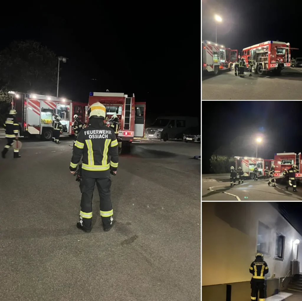 Die Freiwillige Feuerwehr Ossiach führt regelmäßig Zugsübungen durch