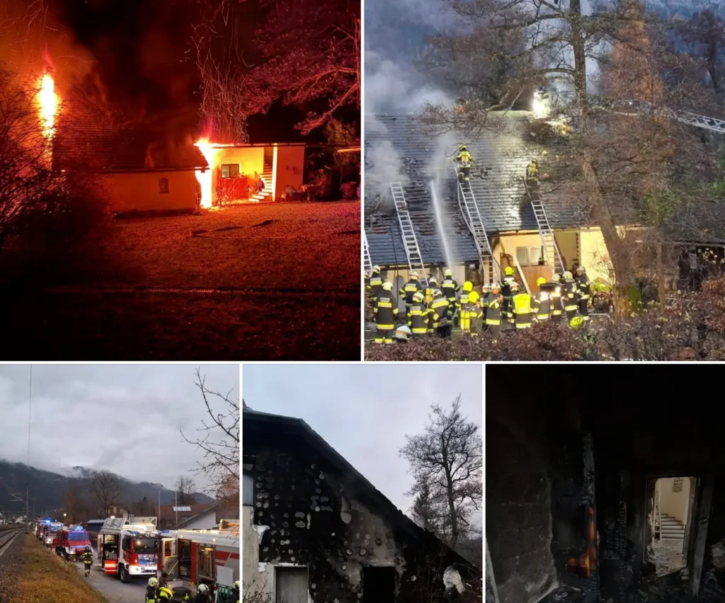 Brand Wohnhaus Bodensdorf