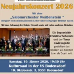 Neujahrskonzert 2026 in Bodensdorf, mit dem Salonorchester Weißenstein