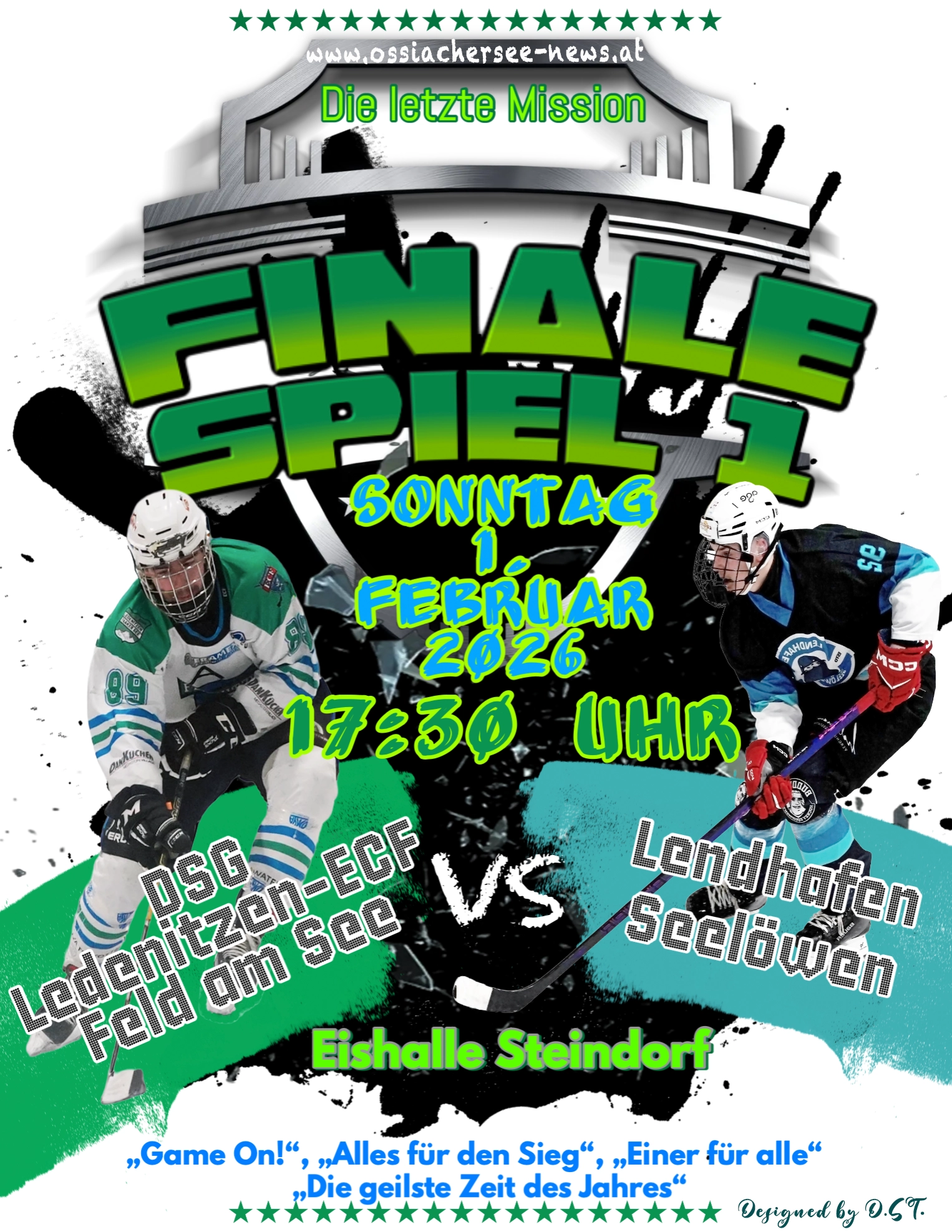 DSG / ECF fordert die Lendhafen Seelöwen im 1.Final Spiel