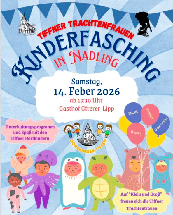 Kinderfasching in Nadling