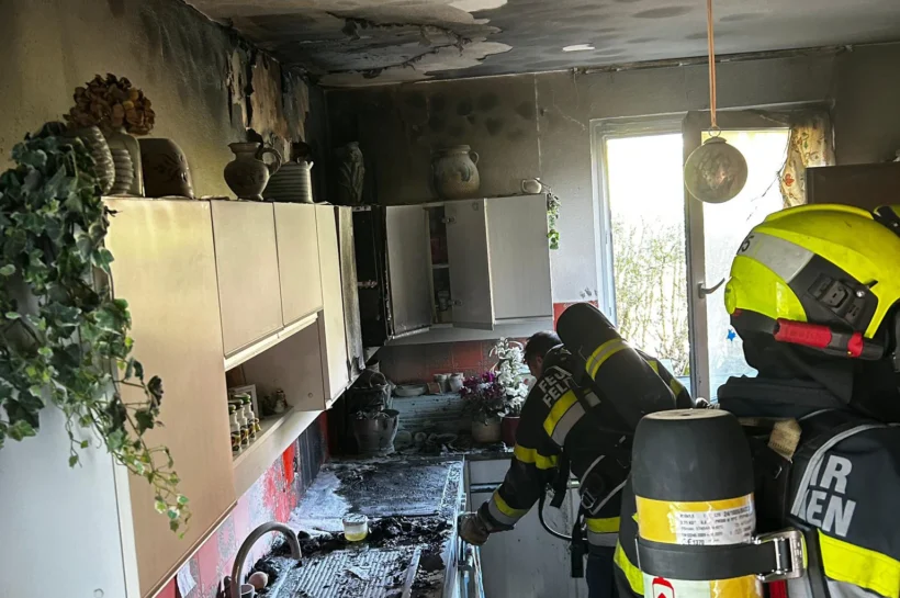 Vergessene Speisen am Herd führten zu Brand