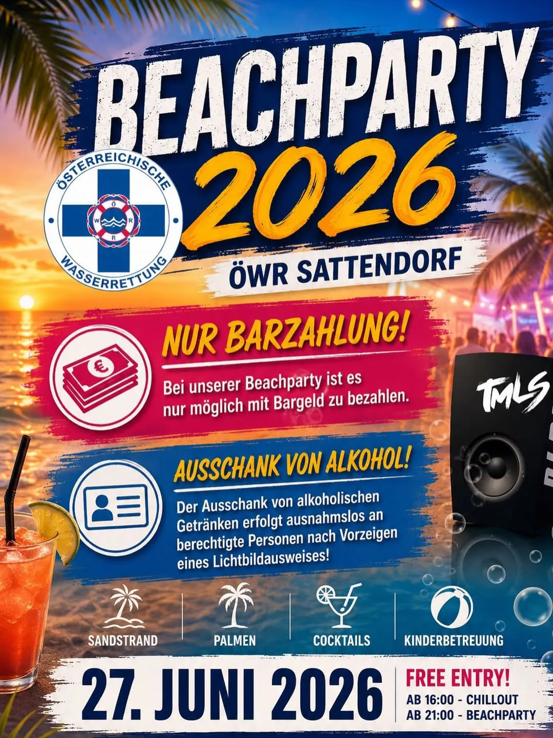 BEACHPARTY 2026 im Seepark Annenheim!