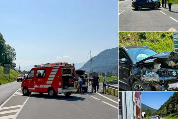2 PKW kollidiert