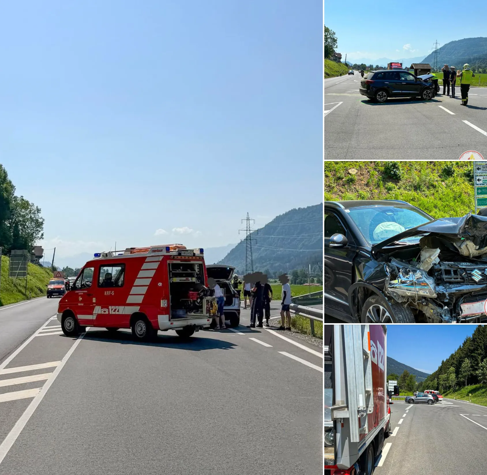2 PKW kollidiert