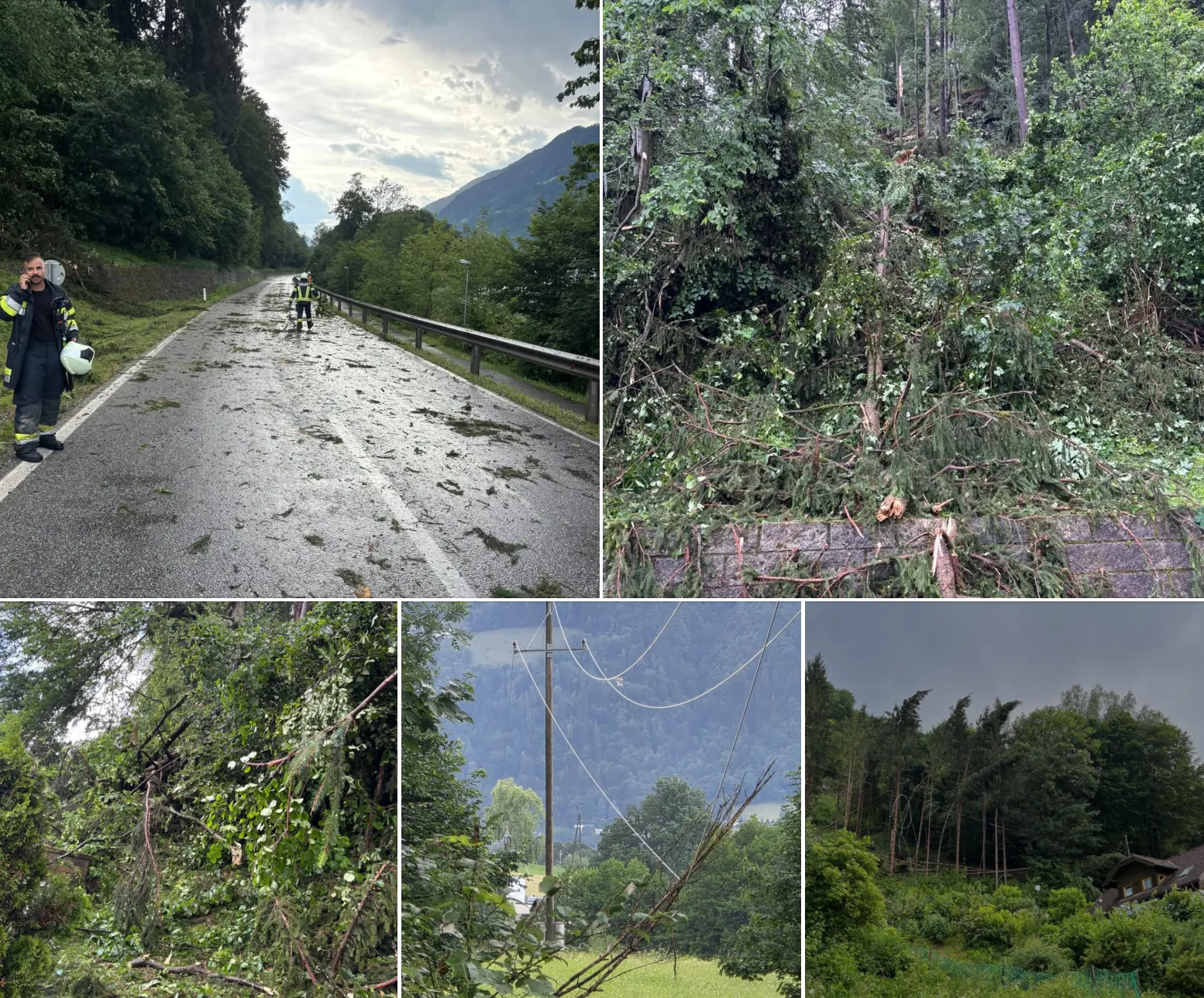 Unwetter am Ossiacher See