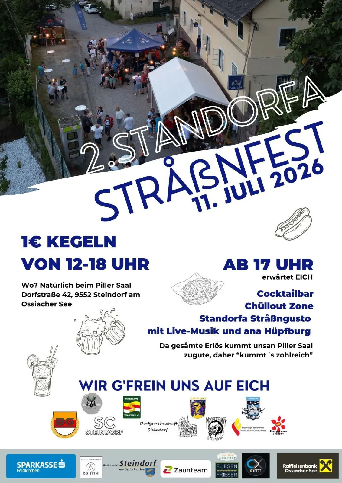 Straßenfest in Steindorf