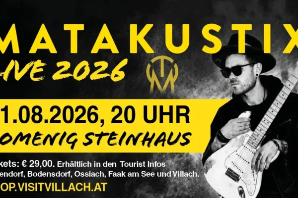 Lass dich von rockigen Klängen, alpenländischem Schmäh und modernen Beats mitreißen.